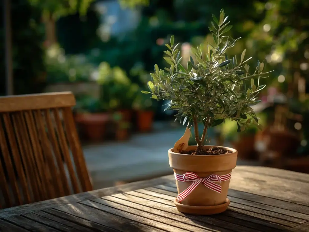 Olivenbaum als Geschenk