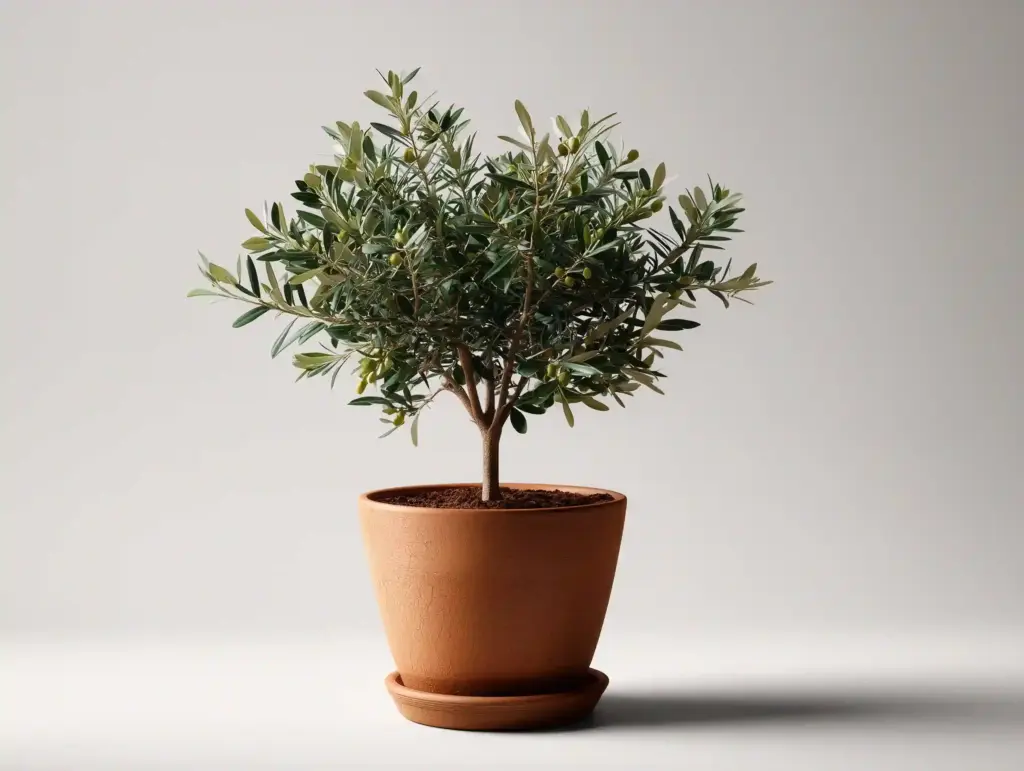Produktfoto von einem Olivenbaum in einem Online-Shop