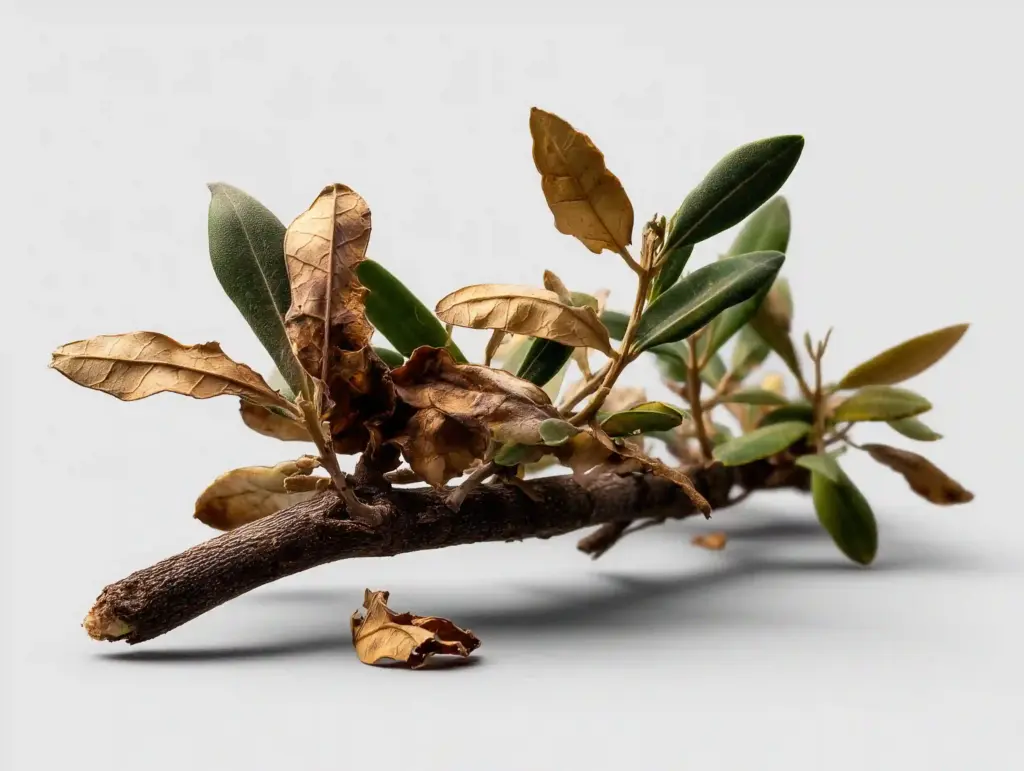 Olivenbaum Verticillium Welke